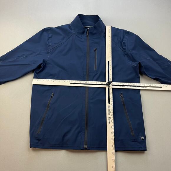 Aether First Light Jacket Windbreaker Womens 1 XS Navy Blue Performance Full Zip - Picture 6 of 8